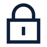 System Lock Line SVG Icon